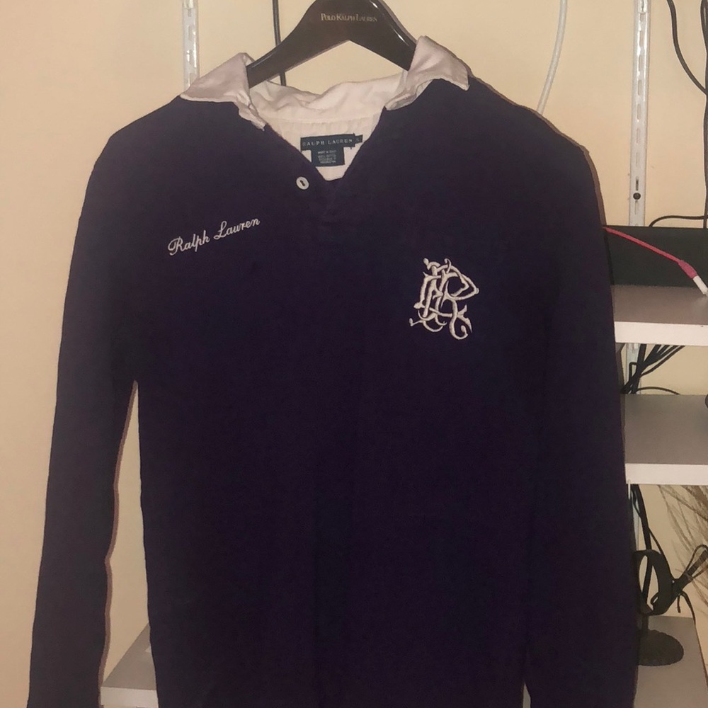 Long sleeve crested Ralph Lauren Rugby